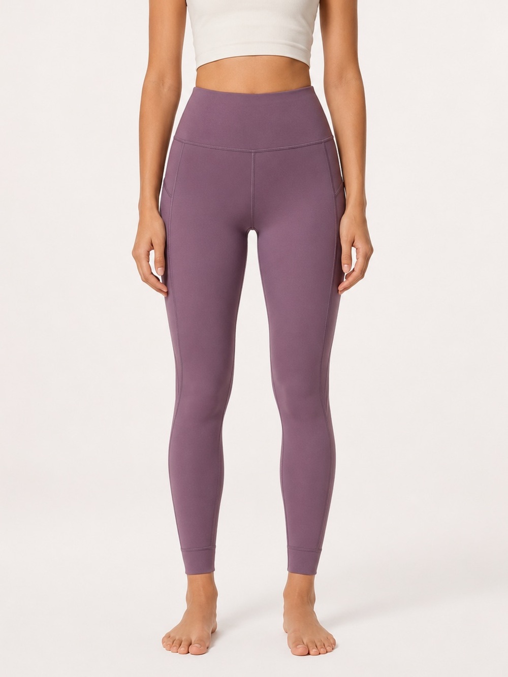 lululemon Leggings Women’s Mauve Purple Activewear Yoga Pants 26.5” Inseam